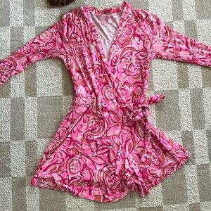 Lilly Pulitzer Tiki Wrap Romper